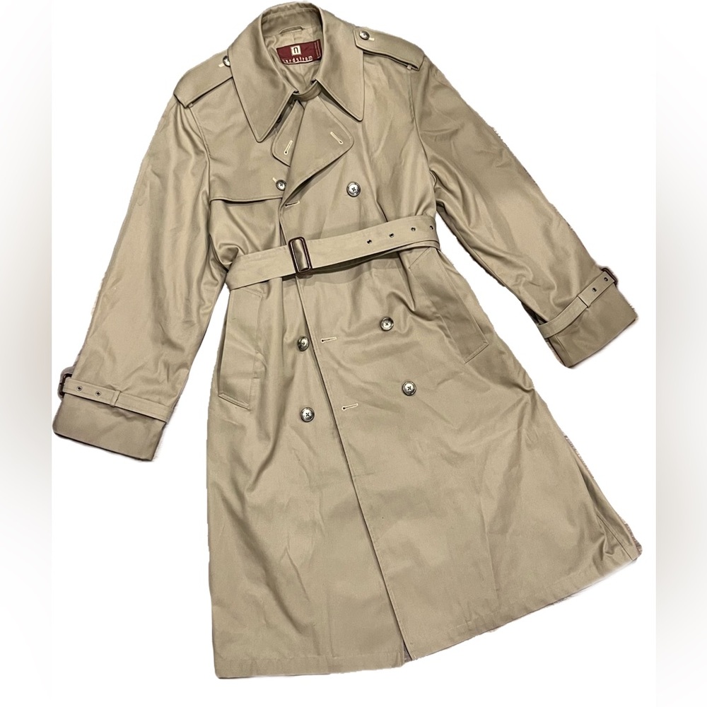 Nordstrom Men’s Tan Trench Coat Size 40R
